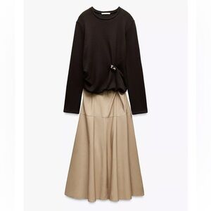 Zara Clasp Combination Dress